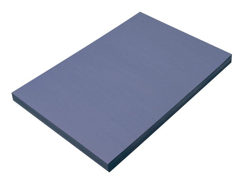 Prang (Formerly SunWorks) Construction Paper, Bright Blue, 12" x 18", 100 Sheets - Image 1